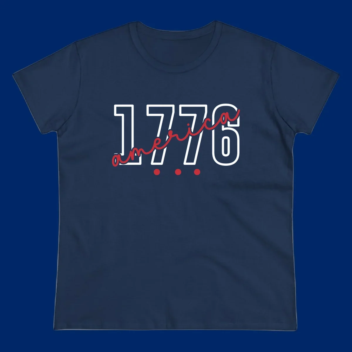 Red script text 'america' with three red dots below, commemorating the america-250th-script celebration.