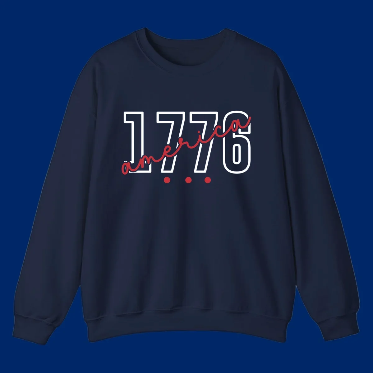 Red script text 'america' with three red dots below, commemorating the america-250th-script celebration.