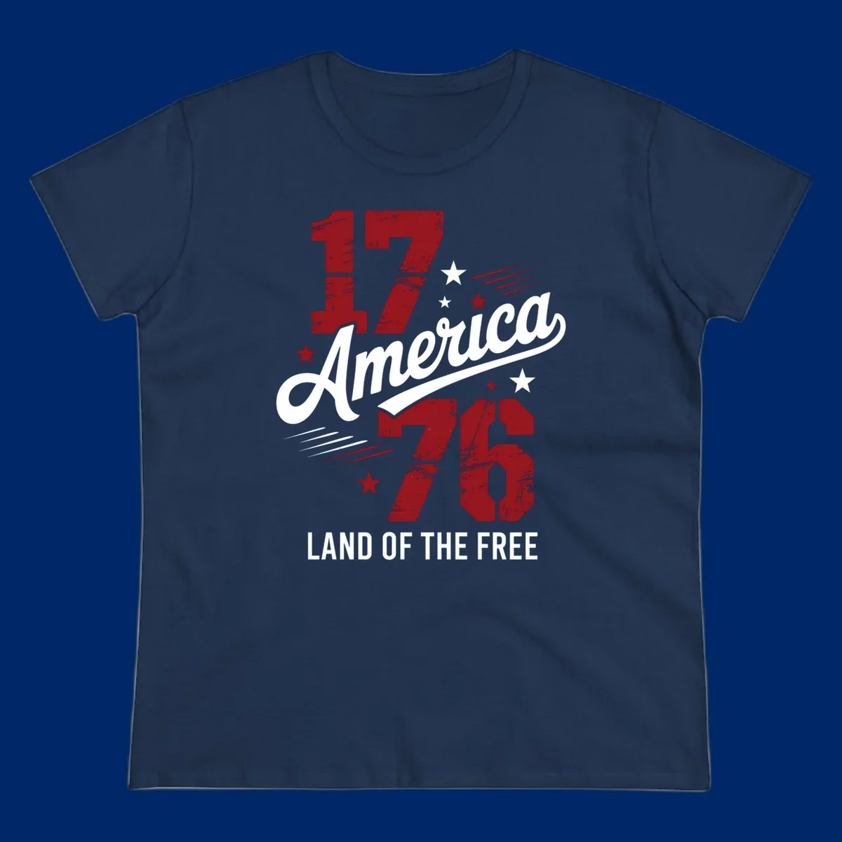 Distressed red '1776' numbers with red and white stars and streaks on a white background, representing 1776-distressed-patriotic theme.