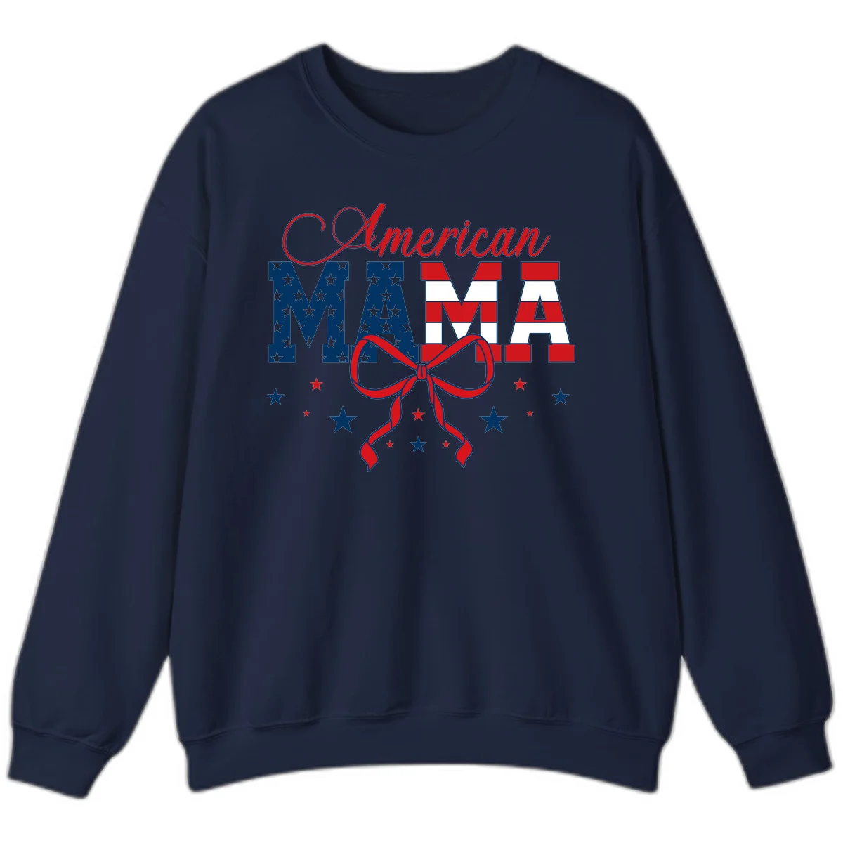 American Mama Patriotic Sweatshirt in Navy