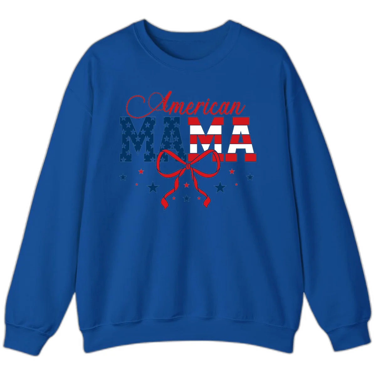 American Mama Patriotic Sweatshirt in Royal