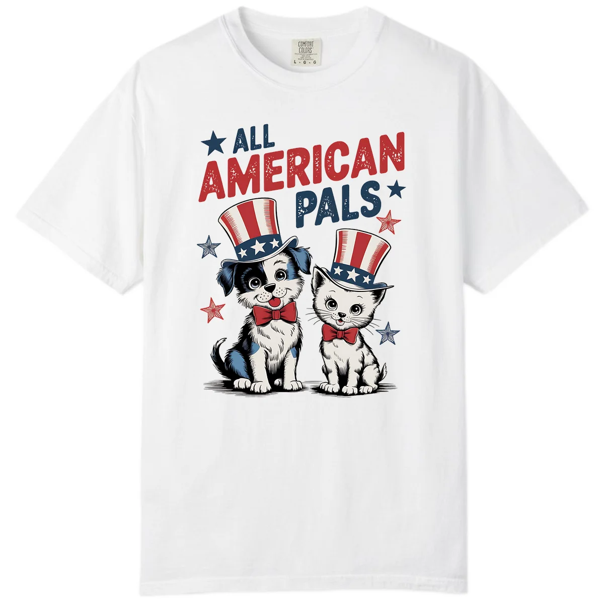 All American Pals Comfort Color in White