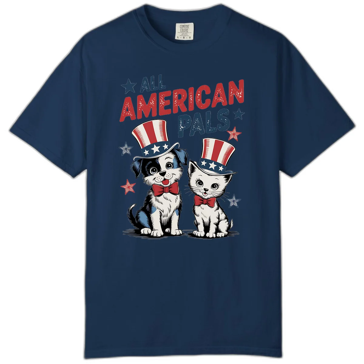 All American Pals Comfort Color in Navy