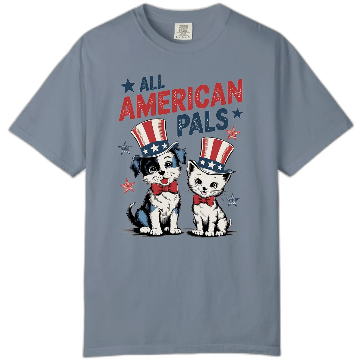 All American Pals Comfort Color in Blue Jean