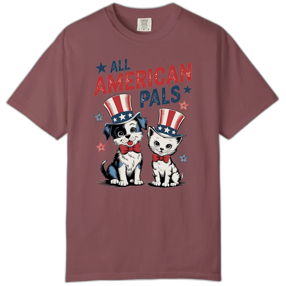 All American Pals Comfort Color in Brick