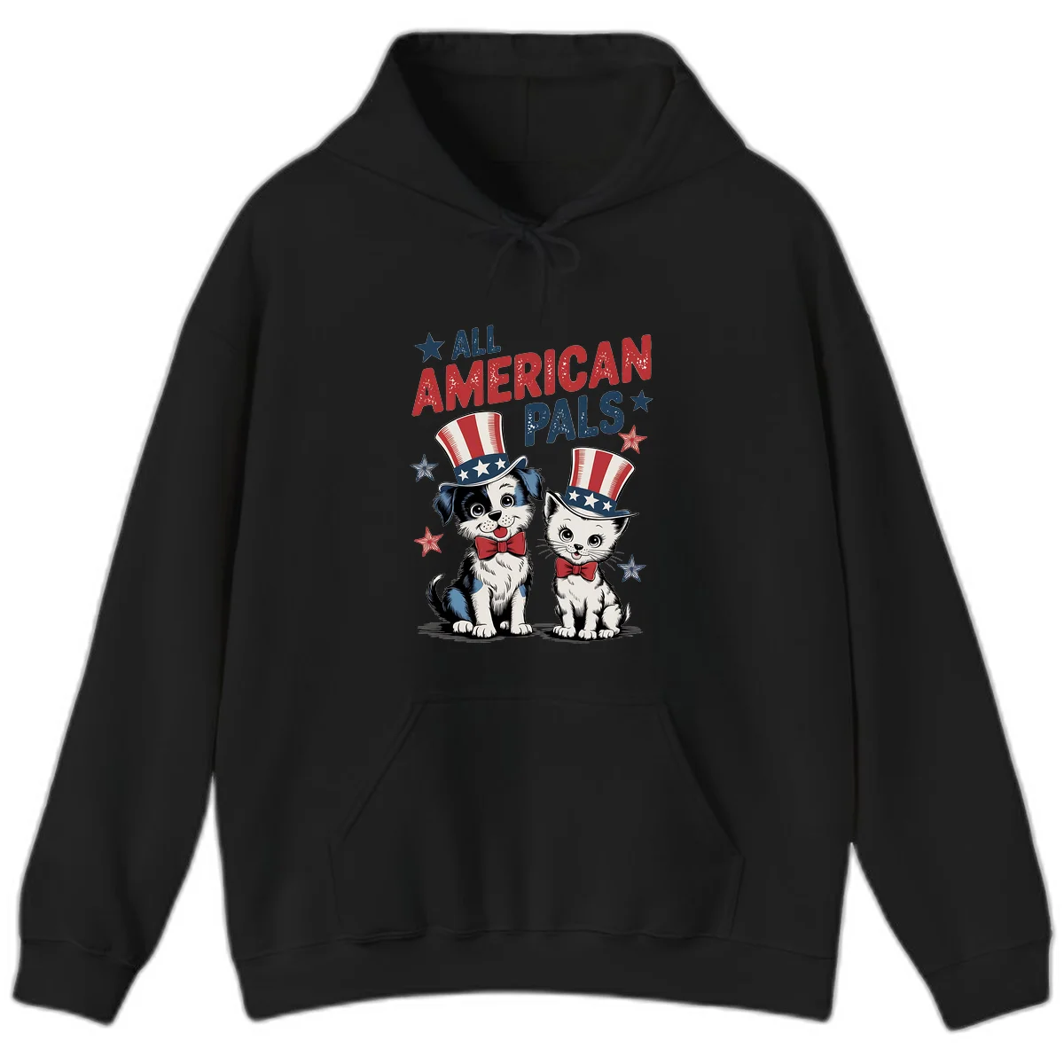 All American Pals Hoodie in Black