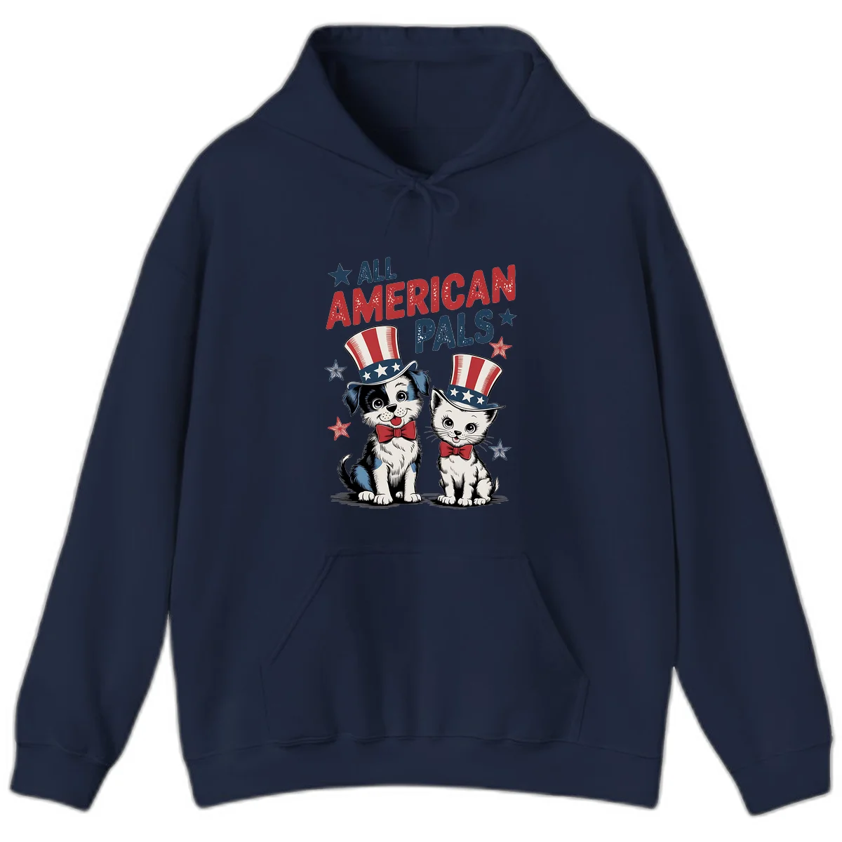 All American Pals Hoodie in Navy