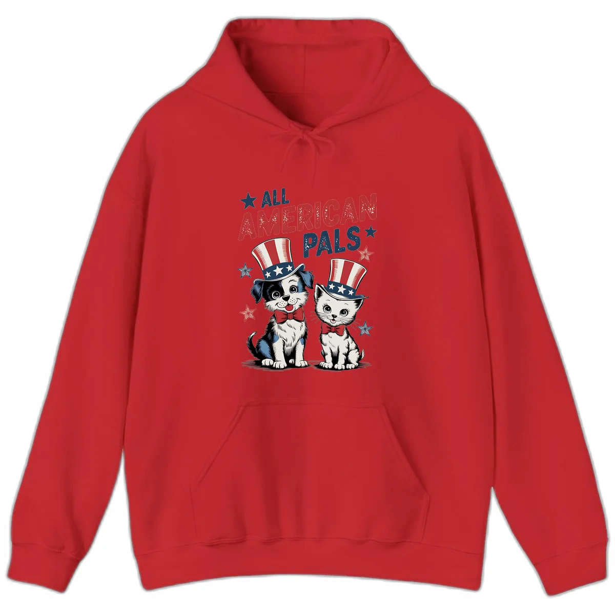 All American Pals Hoodie in Red