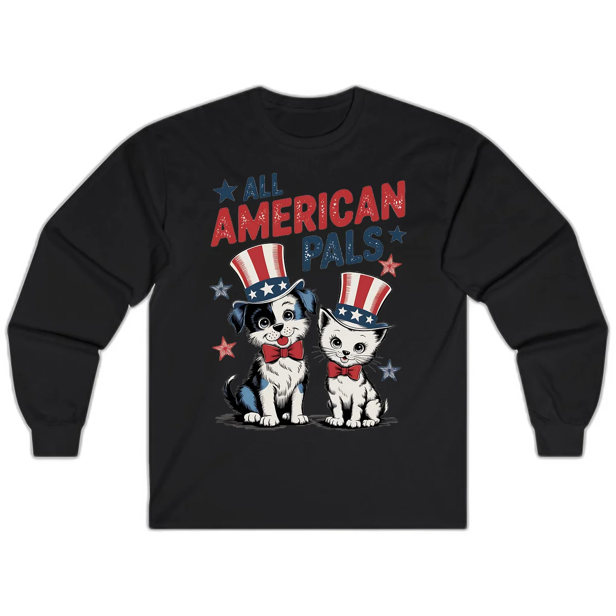 All American Pals Long Sleeve in Black