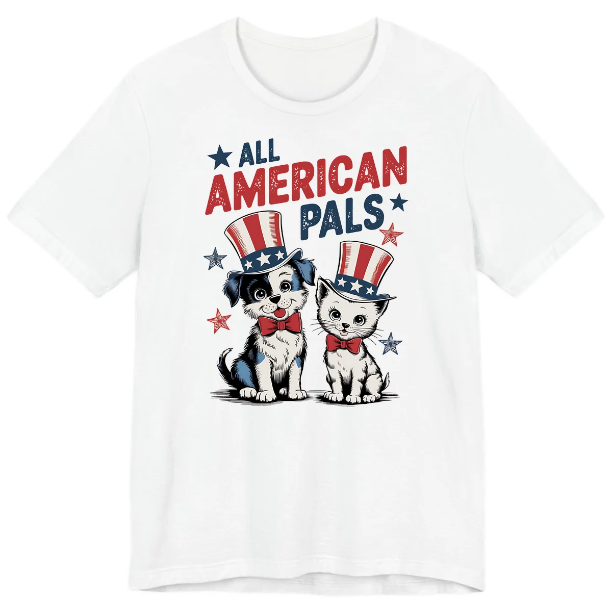 All American Pals Premium T-Shirt in White