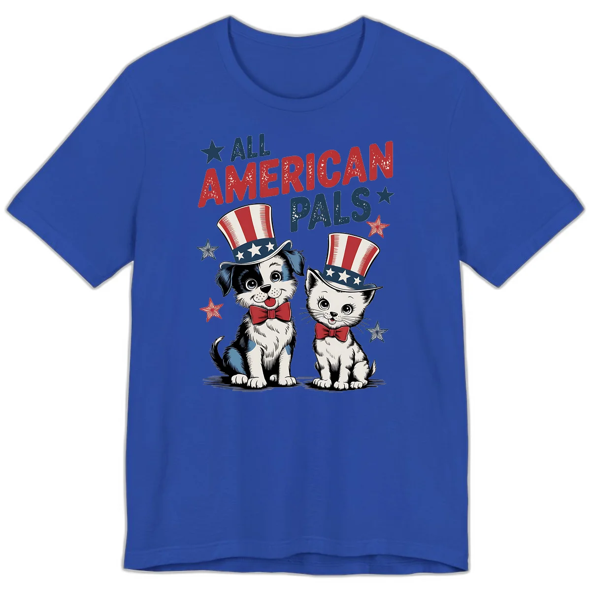 All American Pals Premium T-Shirt in True Royal