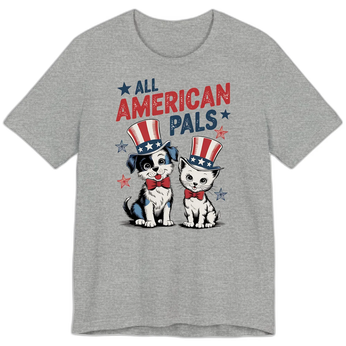 All American Pals Premium T-Shirt in Athletic Heather