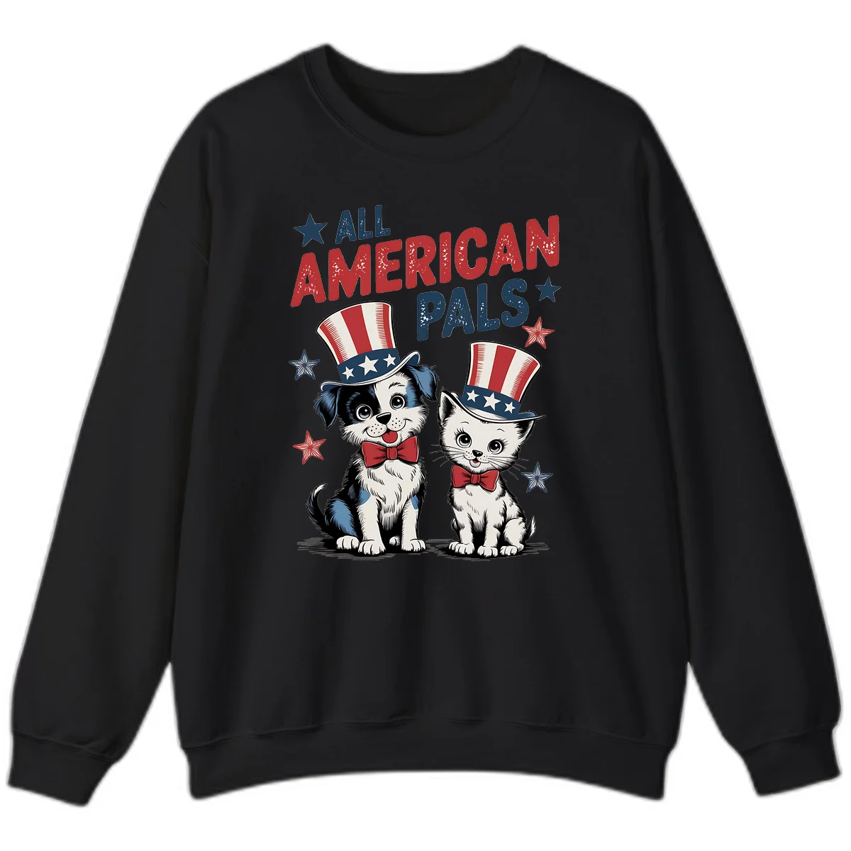 All American Pals Sweatshirt in Black