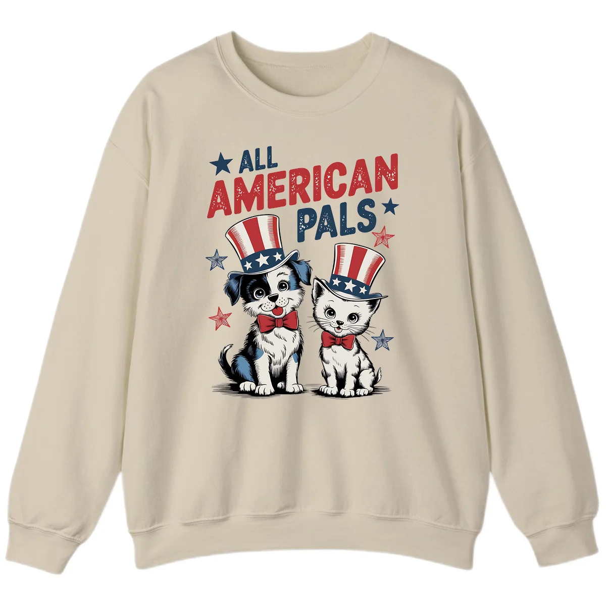 All American Pals Sweatshirt in Sand