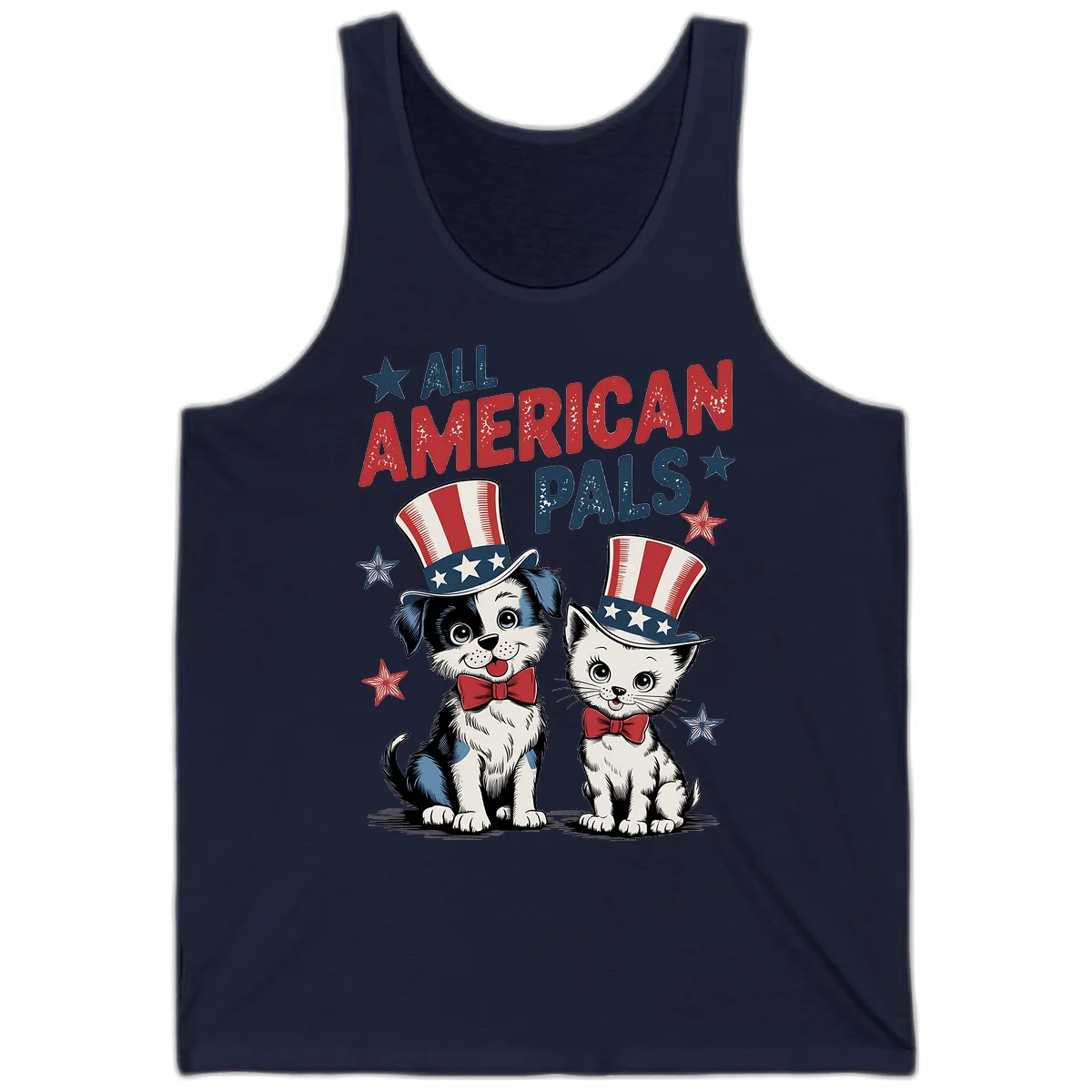 All American Pals Tank in Navy