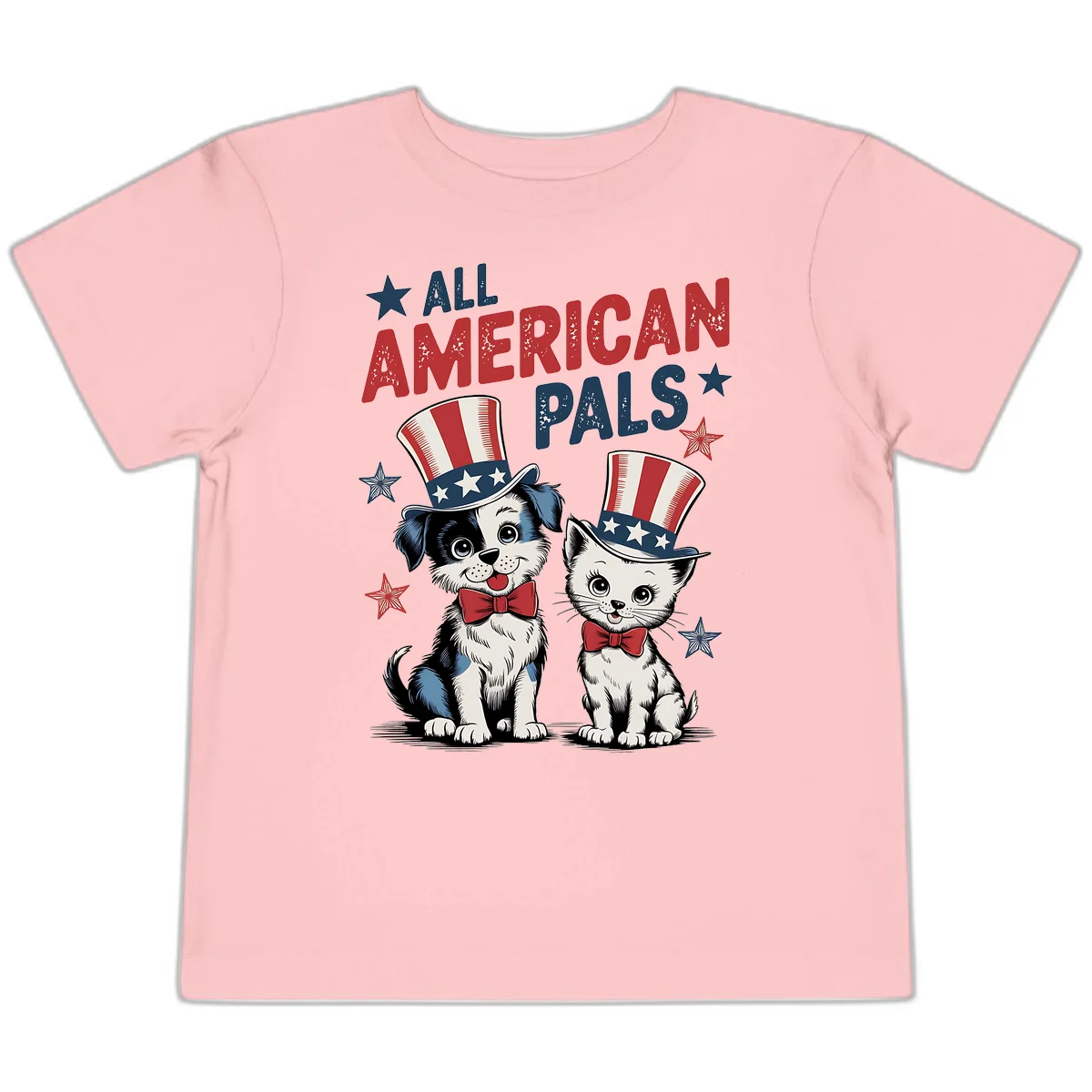 All American Pals Toddler T-Shirt in Pink