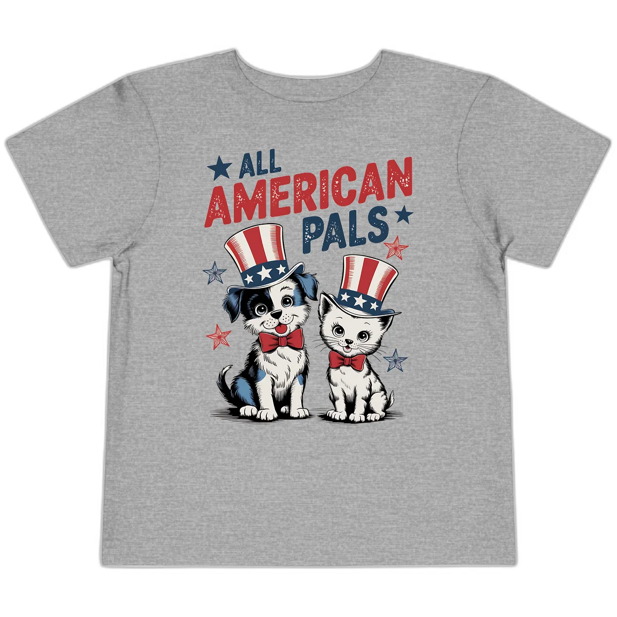 All American Pals Toddler T-Shirt in Athletic Heather