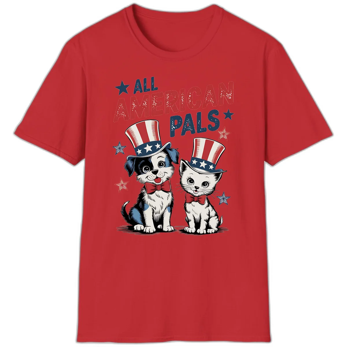 All American Pals T-Shirt in Red