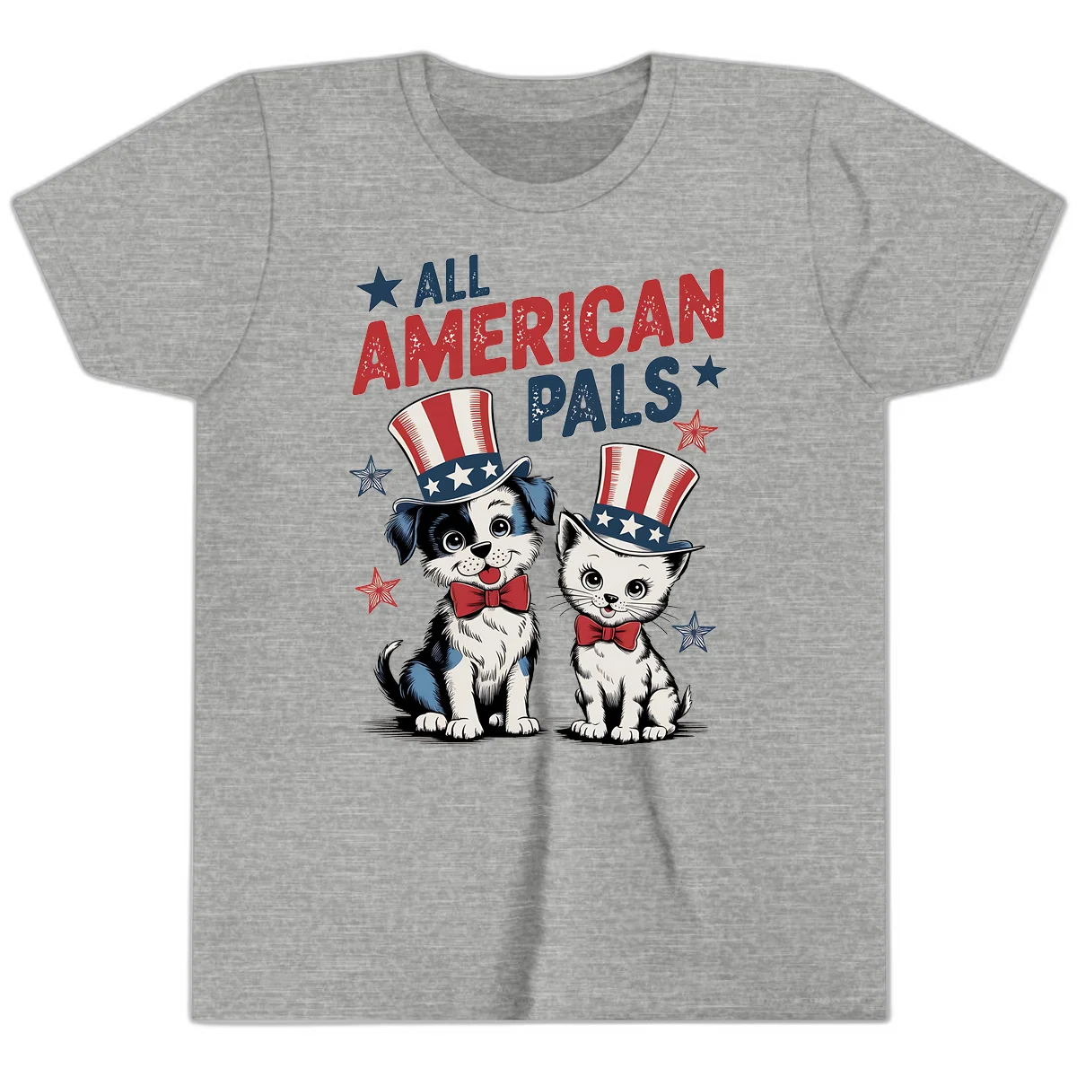 All American Pals Youth T-Shirt in Athletic Heather