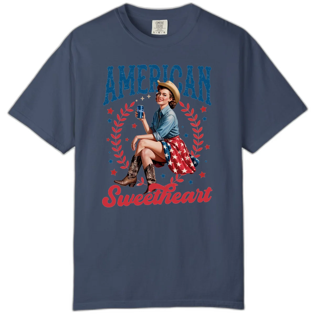 American Sweetheart Pin-Up Comfort Color in Midnight