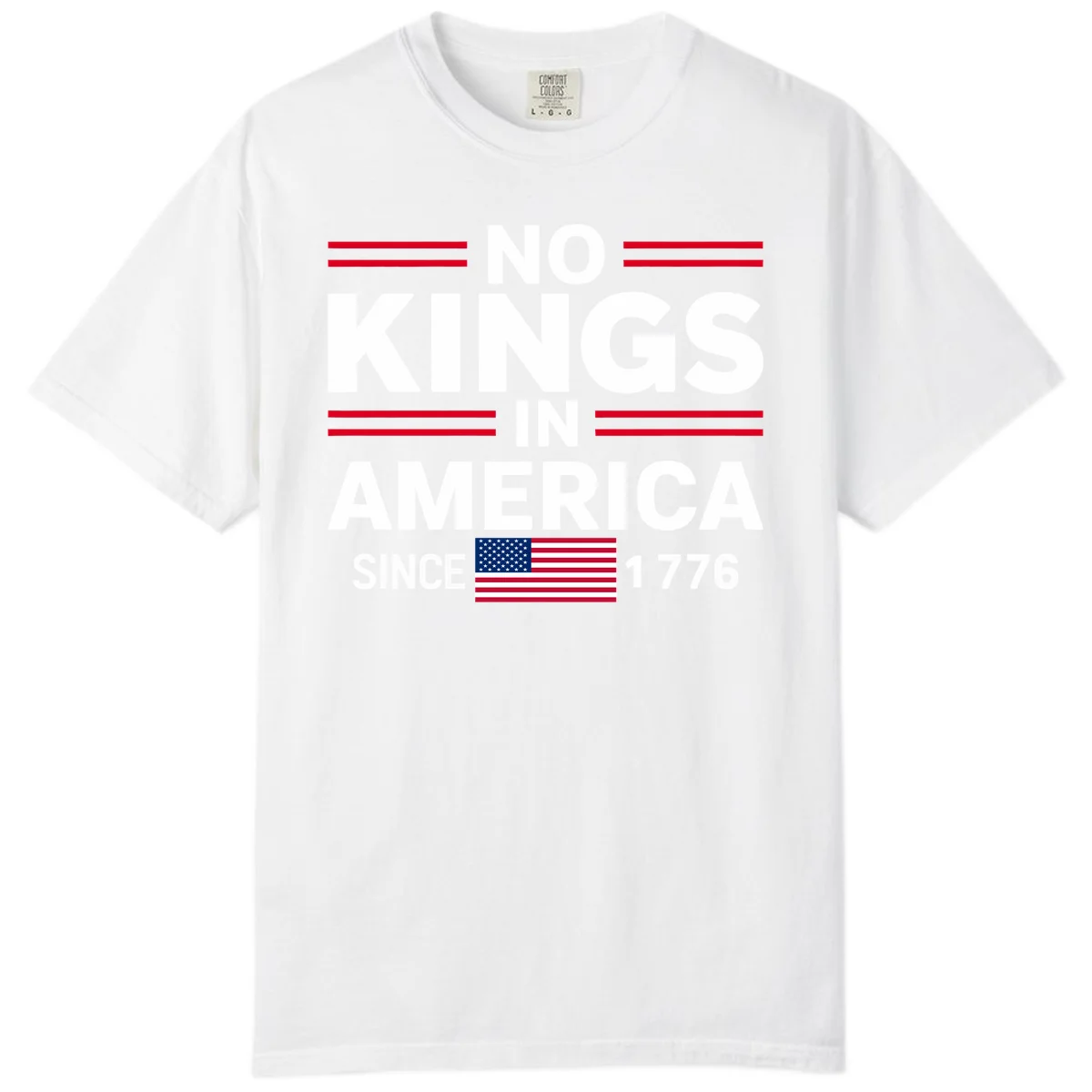 KINGS AMERICA 1776 Comfort Color Tee in White