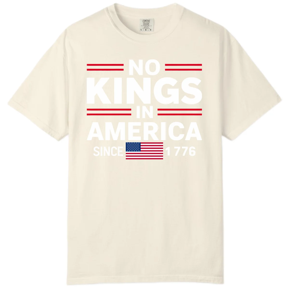 KINGS AMERICA 1776 Comfort Color Tee in Ivory