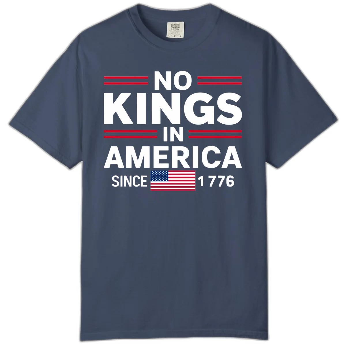 KINGS AMERICA 1776 Comfort Color Tee in Midnight