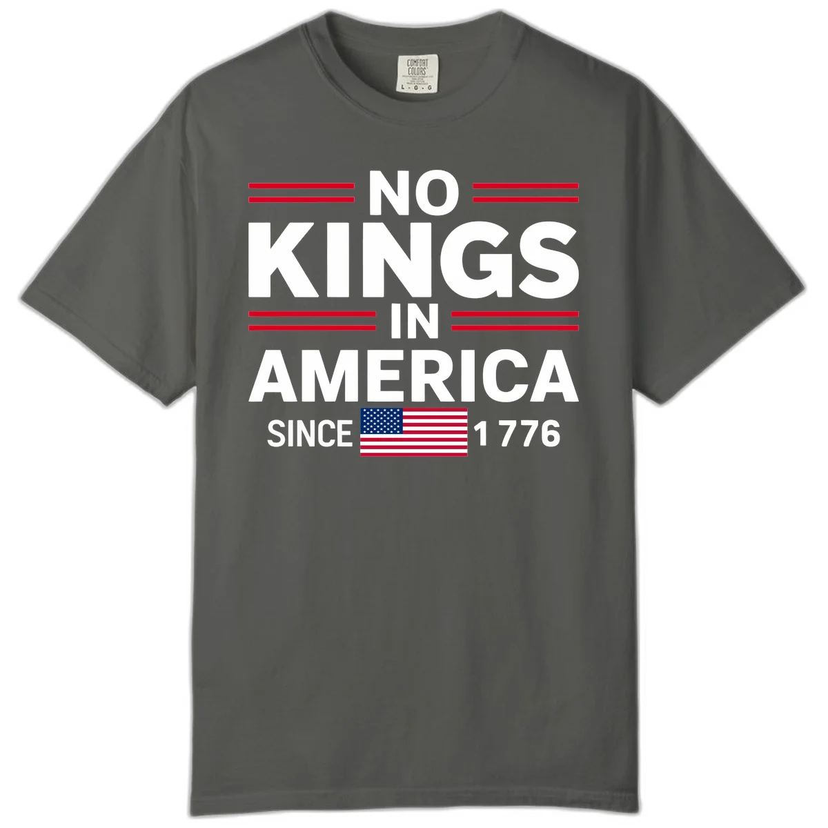 KINGS AMERICA 1776 Comfort Color Tee in Pepper