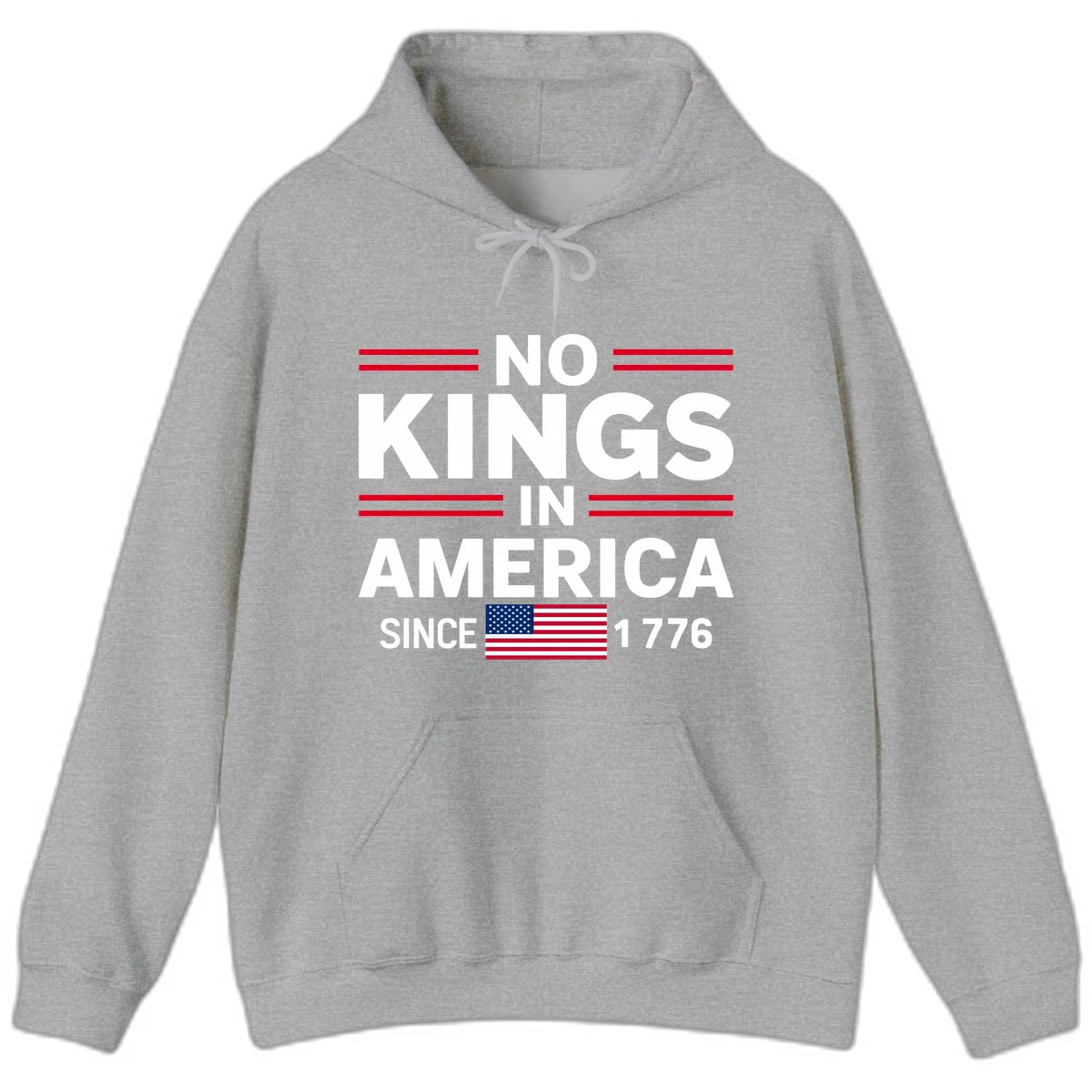 KINGS AMERICA 1776 Hoodie in Sport Grey