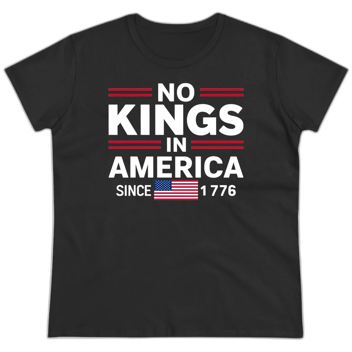 KINGS AMERICA 1776 Ladies Tee in Black