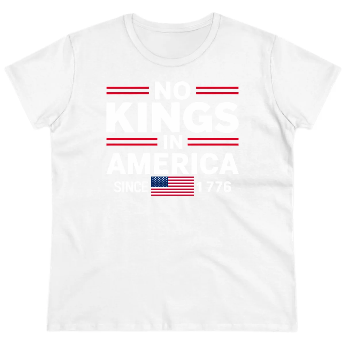 KINGS AMERICA 1776 Ladies Tee in White