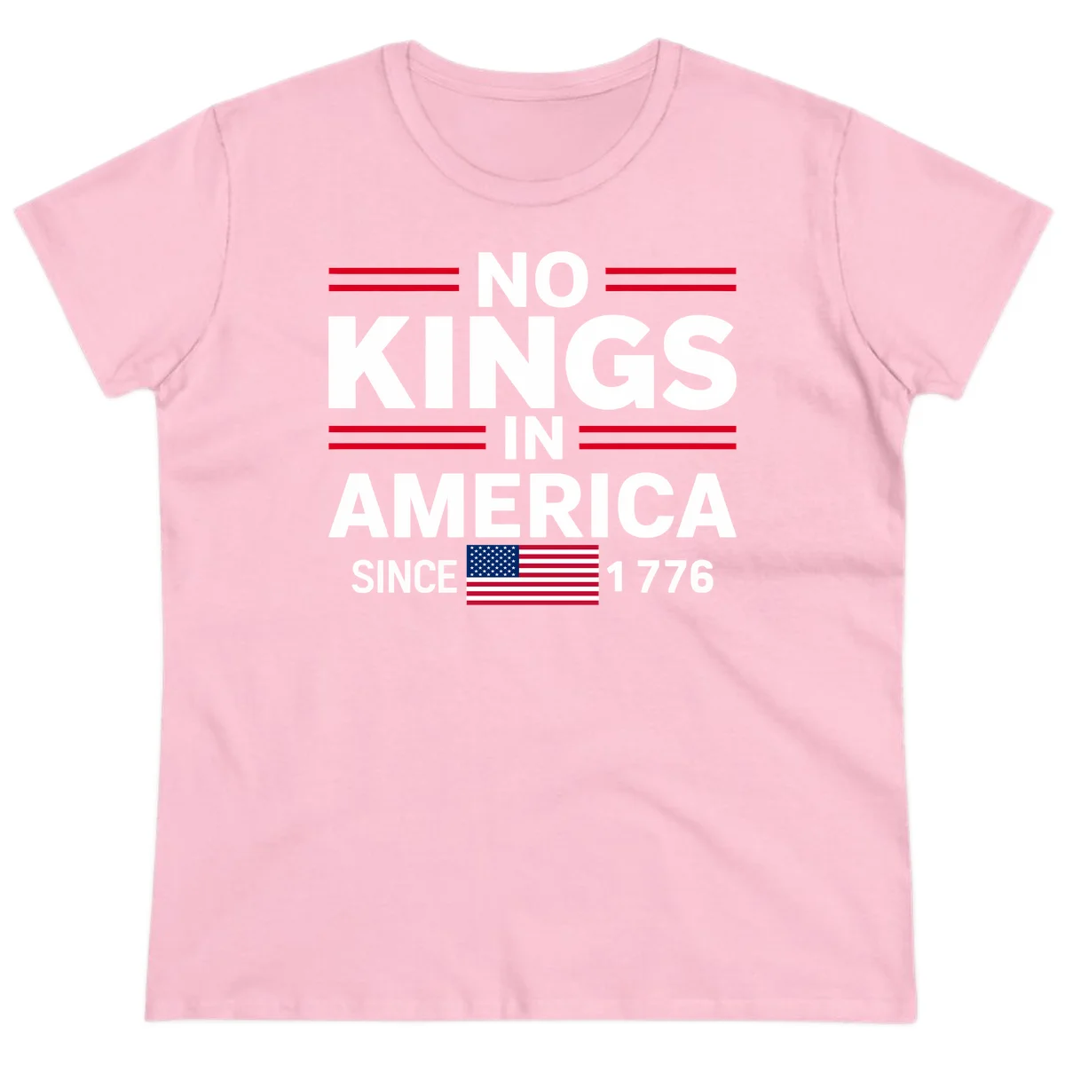KINGS AMERICA 1776 Ladies Tee in Light Pink
