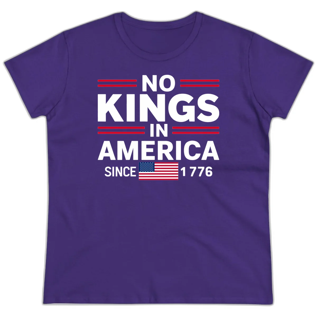 KINGS AMERICA 1776 Ladies Tee in Purple