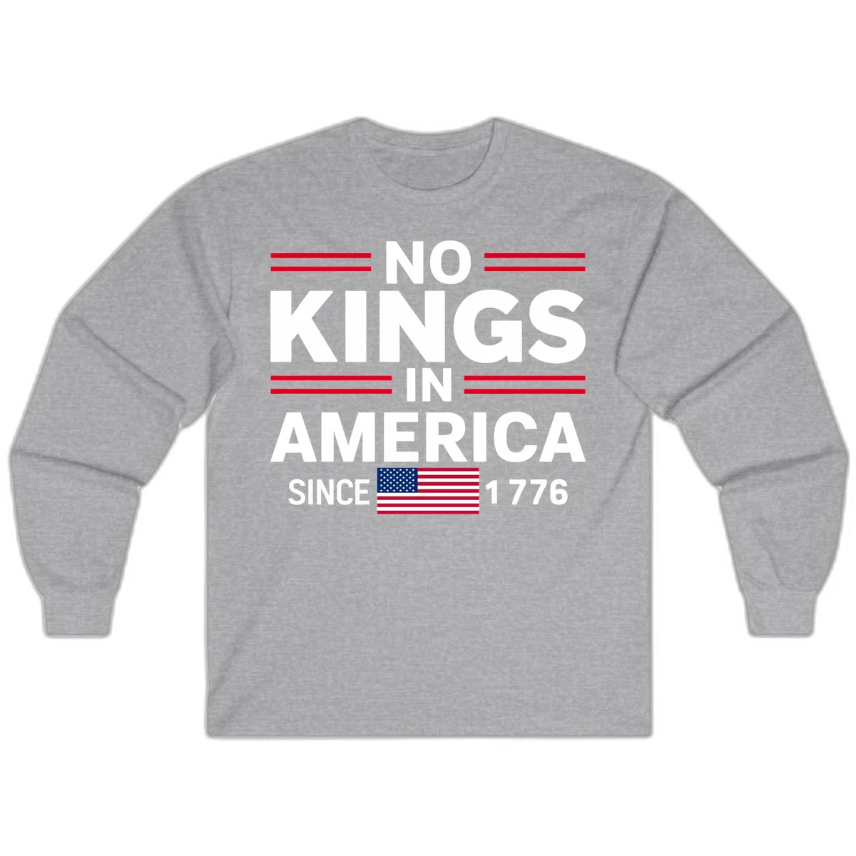 KINGS AMERICA 1776 Long Sleeve in Sport Grey