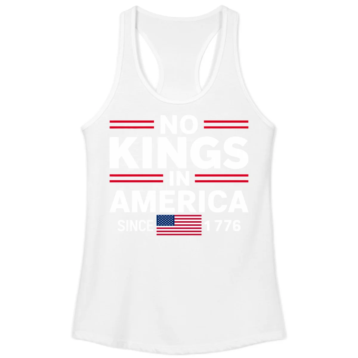 KINGS AMERICA 1776 Ladies Tank in White