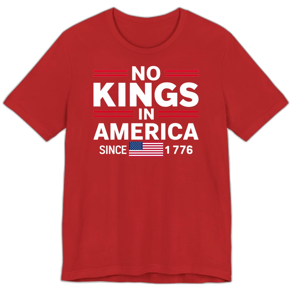 KINGS AMERICA 1776 Premium T-Shirt in Red