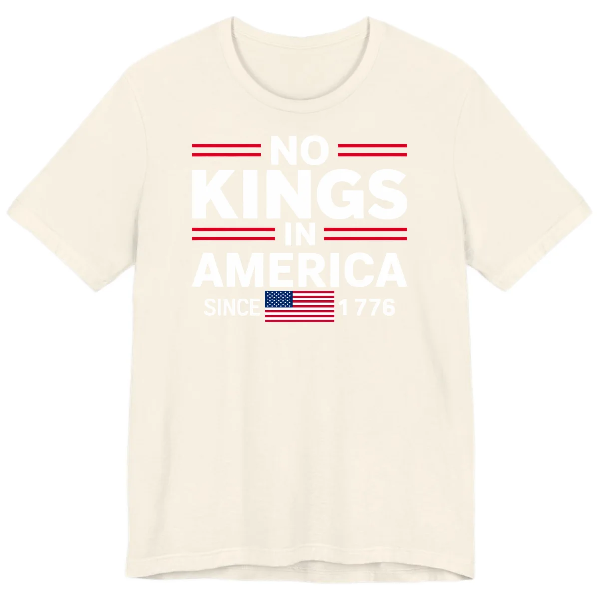 KINGS AMERICA 1776 Premium T-Shirt in Natural