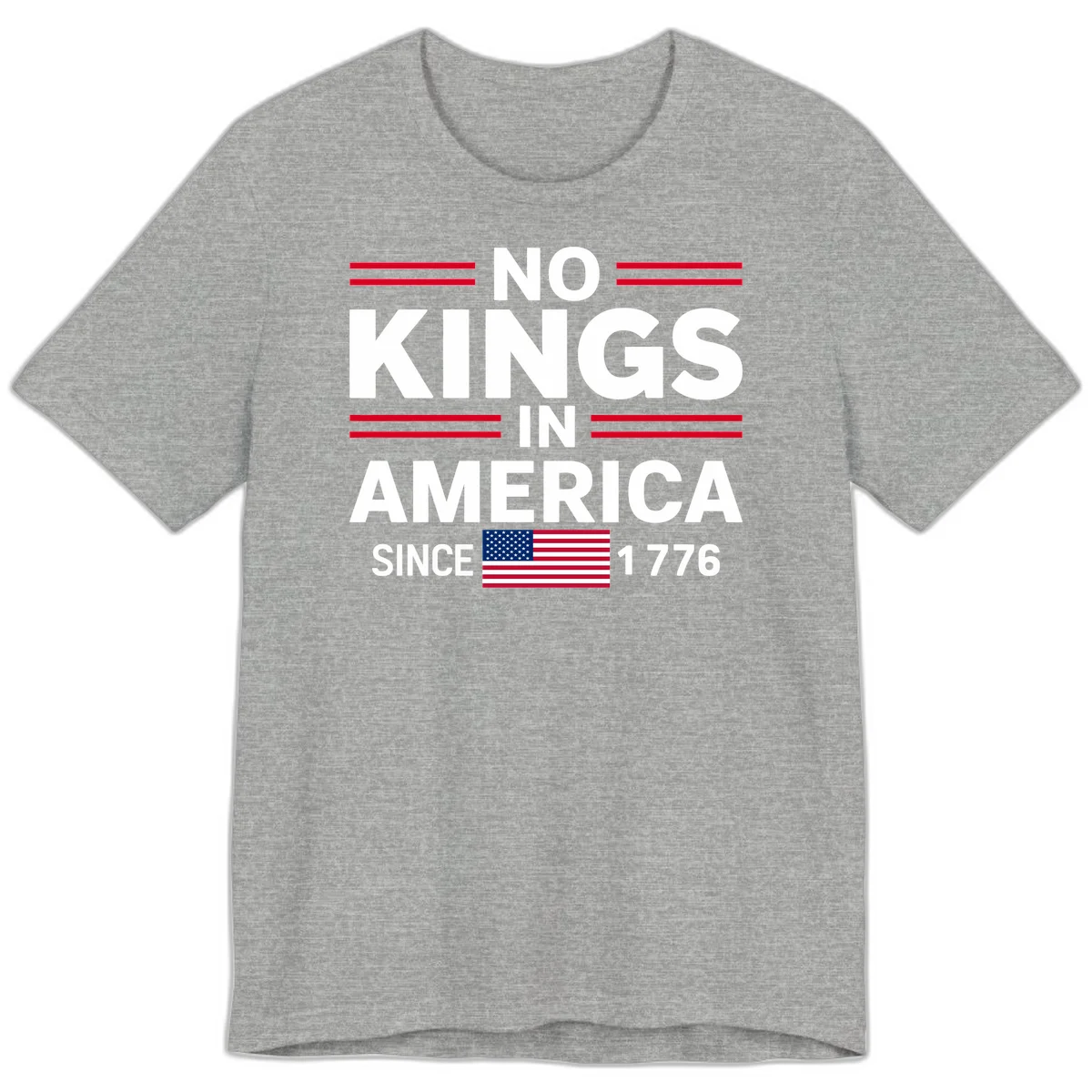 KINGS AMERICA 1776 Premium T-Shirt in Athletic Heather