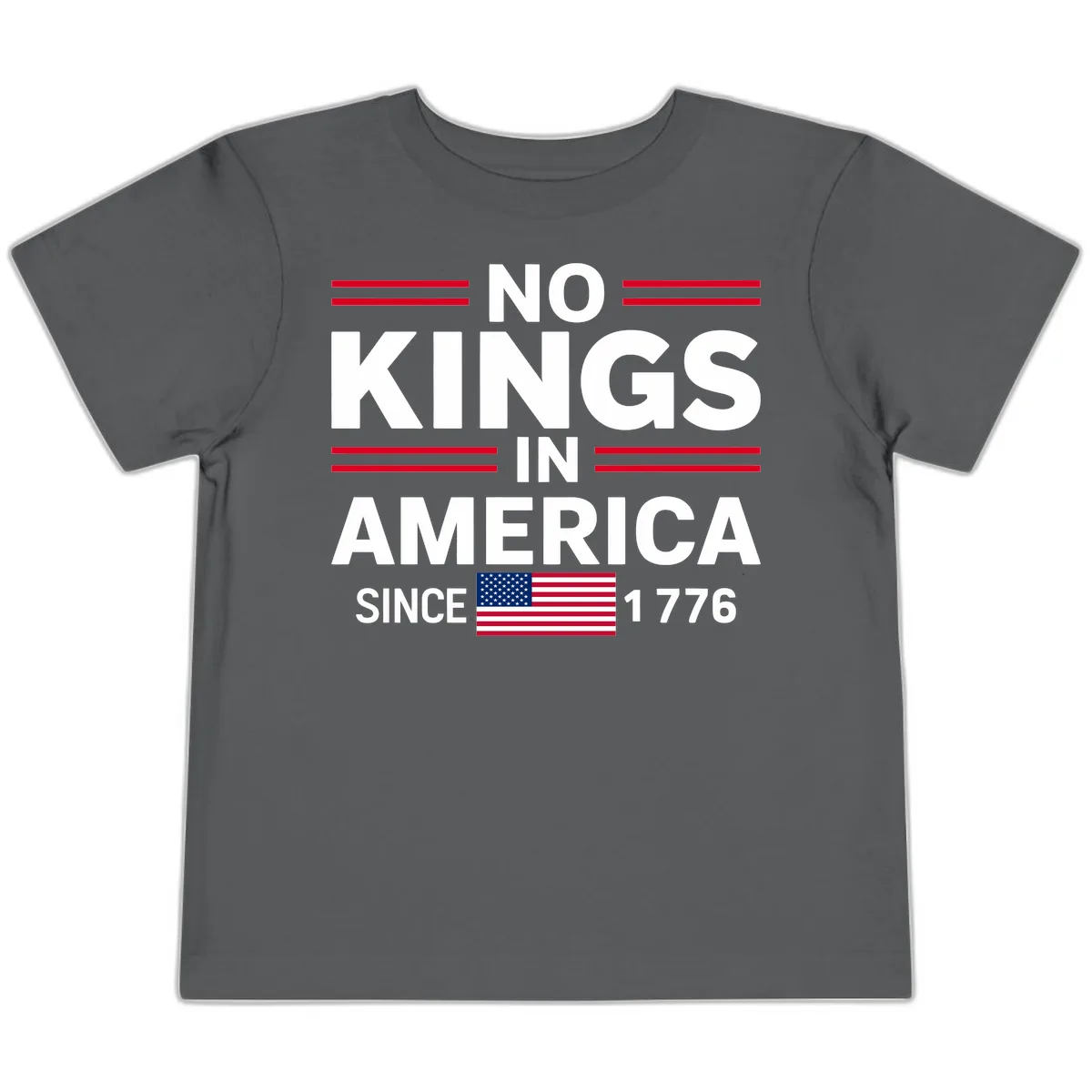 KINGS AMERICA 1776 Heritage Design Toddler T-Shirt in Asphalt