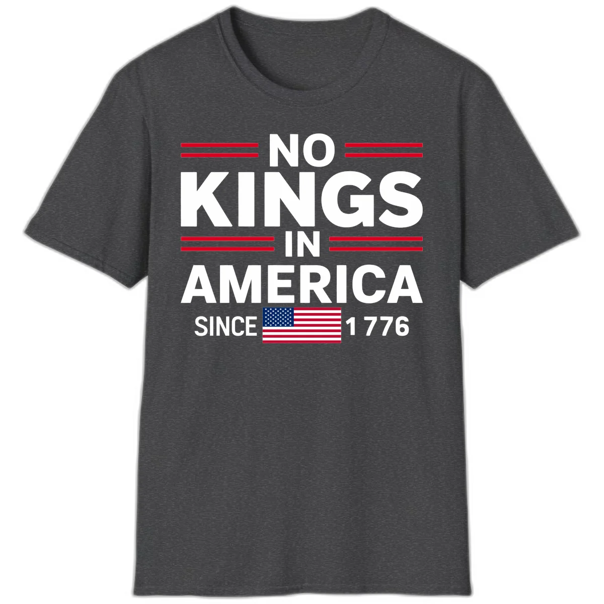 KINGS AMERICA 1776 Heritage T-Shirt in Dark Heather