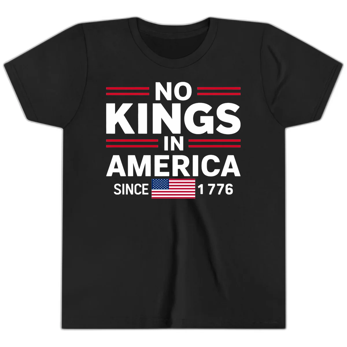 KINGS AMERICA 1776 Youth T-Shirt in Black