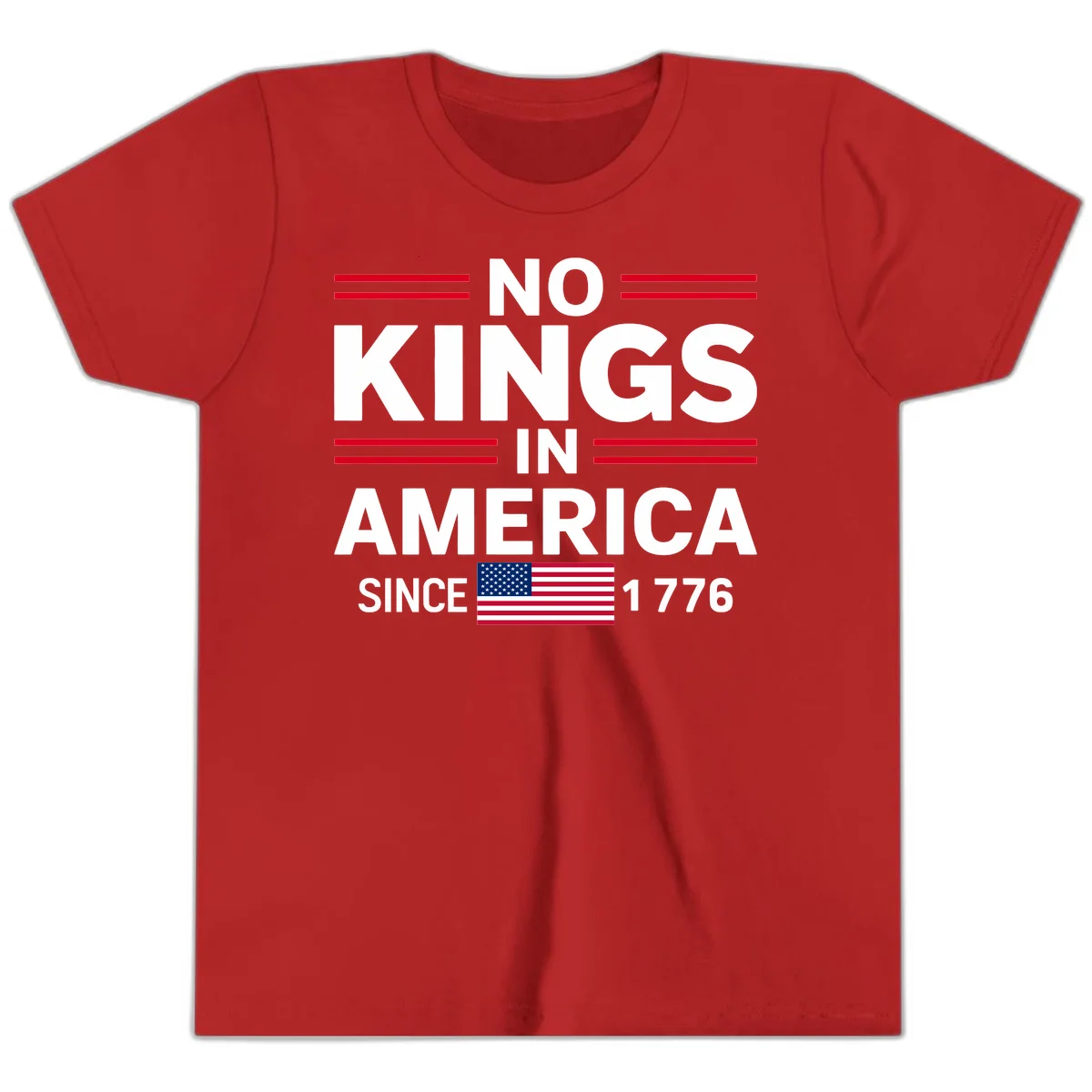 KINGS AMERICA 1776 Youth T-Shirt in Red