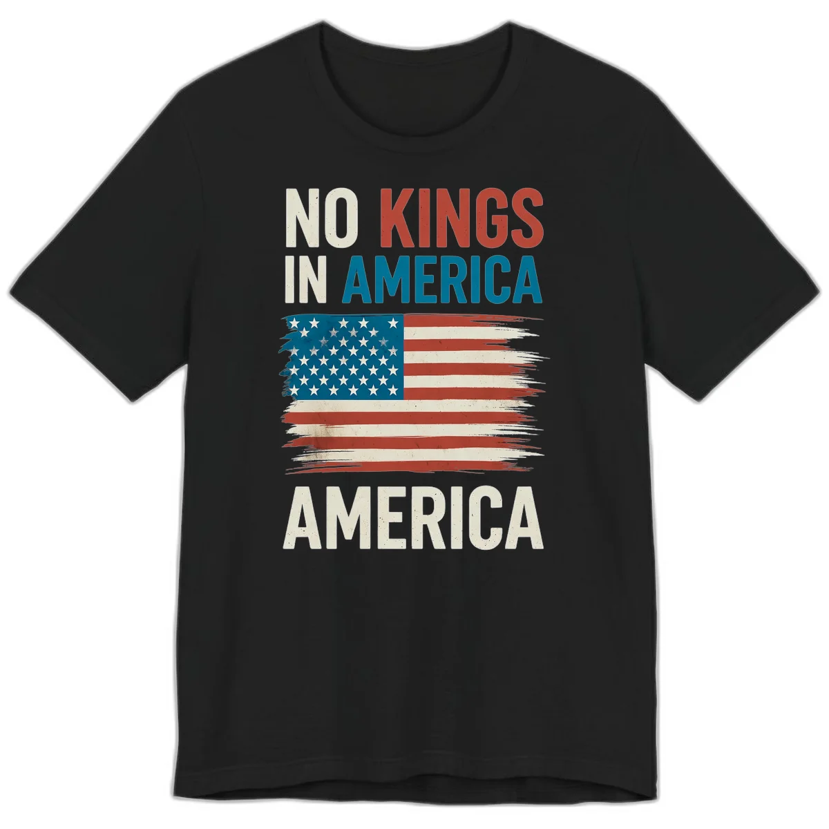 No Kings In America Premium T-Shirt in Black