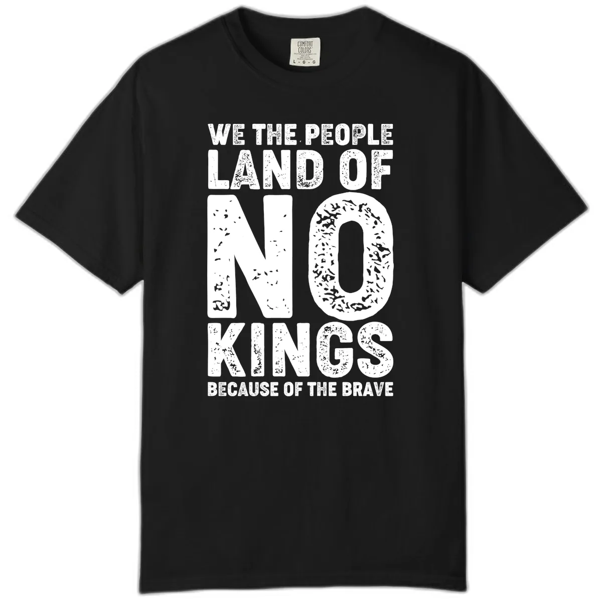 We The People Bravery Foundation Historical Quote Comfort Color in Black