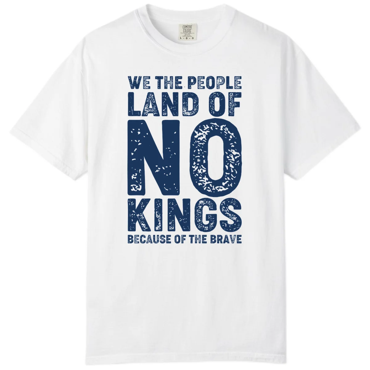 We The People Bravery Foundation Comfort Color Tee in White