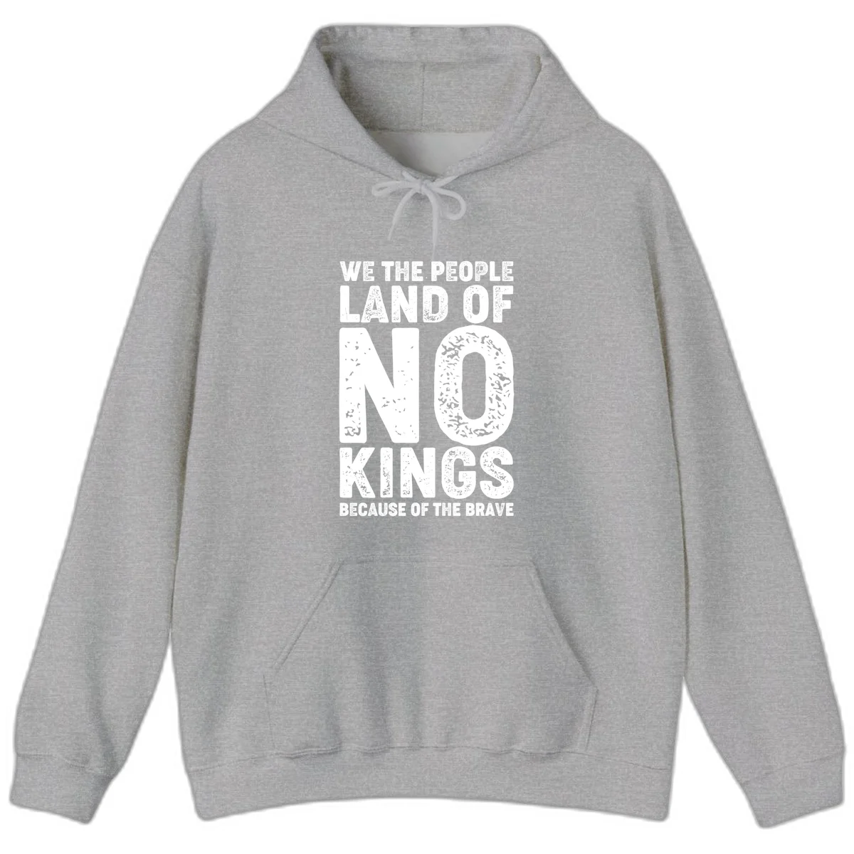 We The People Bravery Foundation Hoodie in Sport Grey