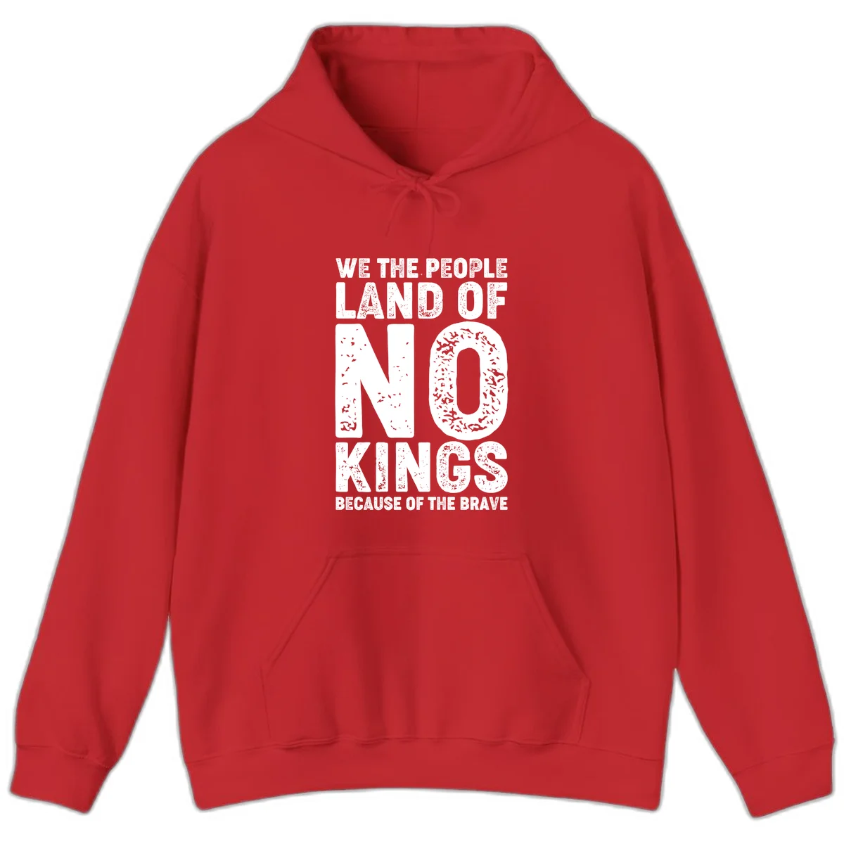 We The People Bravery Foundation Hoodie in Red