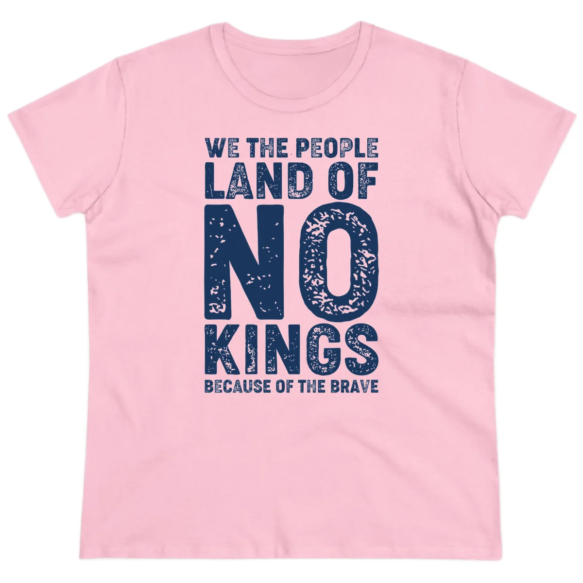 We The People Bravery Foundation Ladies Tee in Light Pink