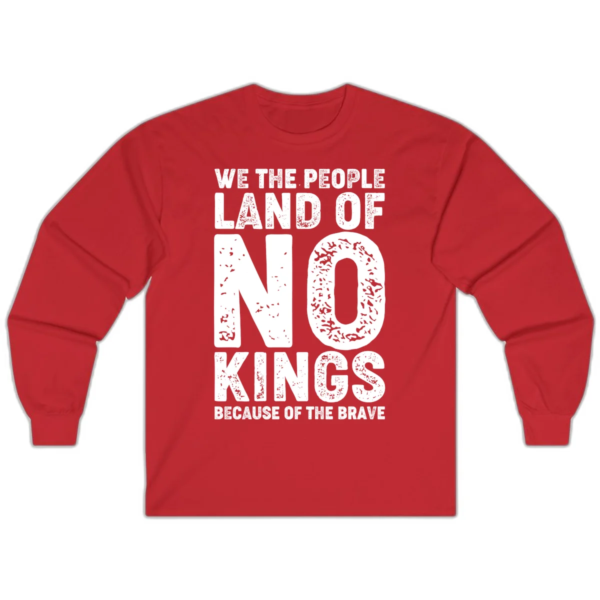 We The People Bravery Foundation Long Sleeve in Red