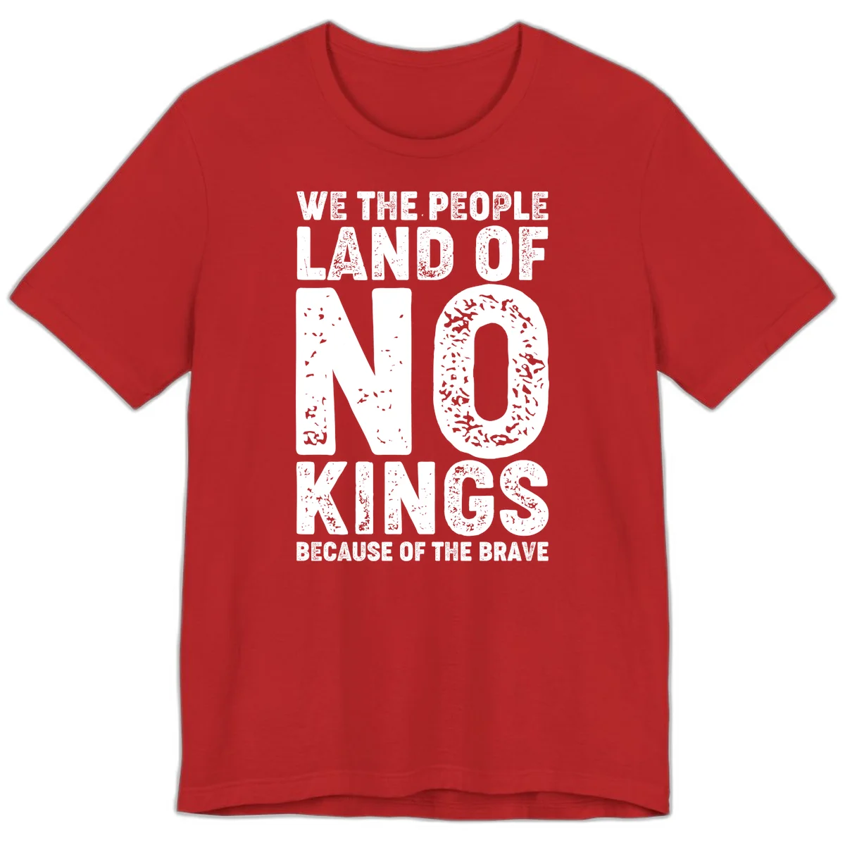 We The People Bravery Foundation Premium T-Shirt in Red